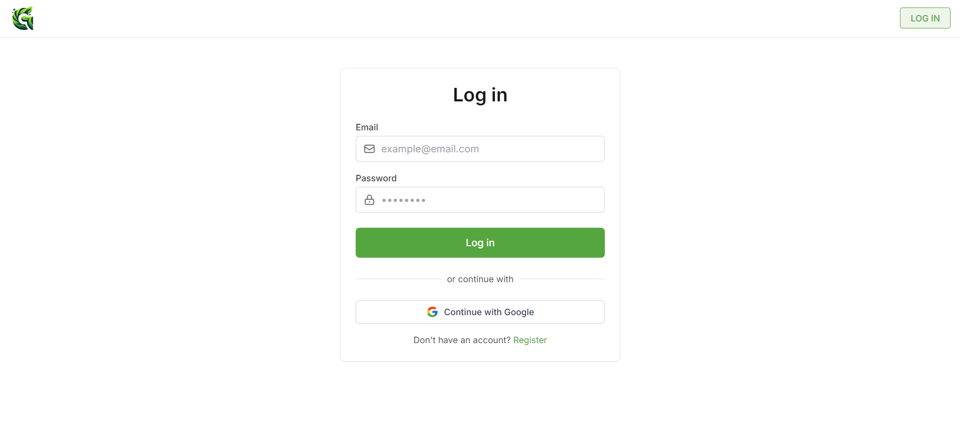 Log In